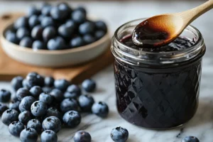 Homemade Blueberry Syrup Recipe Scene