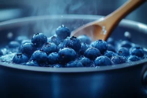 How to Make Blueberry Simple Syrup