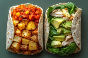 Side-by-Side Tortilla Comparison for Burrito and Wrap